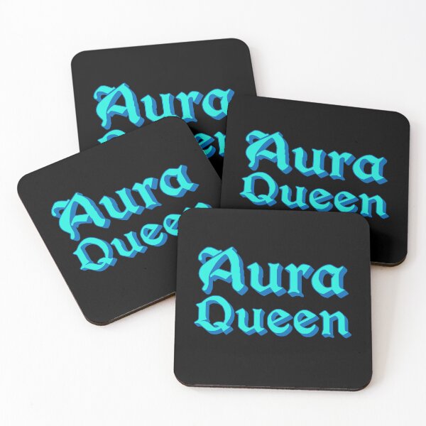 Item preview, Aura Queen in Blue Medieval Typography designed and sold by Memes N Lore .