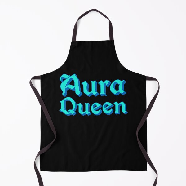 Item preview, Aura Queen in Blue Medieval Typography designed and sold by Memes N Lore .
