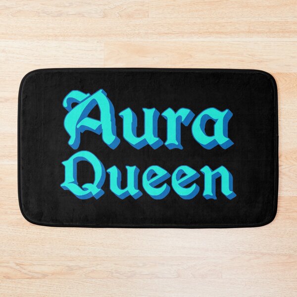 Item preview, Aura Queen in Blue Medieval Typography designed and sold by Memes N Lore .