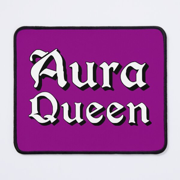 Item preview, Aura Queen in Medieval Typography designed and sold by Memes N Lore .