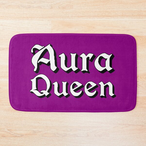Item preview, Aura Queen in Medieval Typography designed and sold by Memes N Lore .