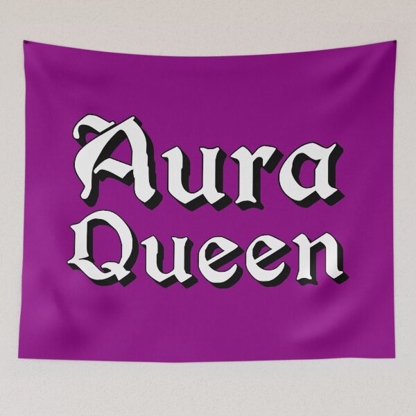 Item preview, Aura Queen in Medieval Typography designed and sold by Memes N Lore .
