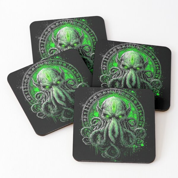 Item preview,  Cthulhu Awakens | Neon Green Cosmic Horror | Lovecraft RPG T-Shirt designed and sold by mistygate.