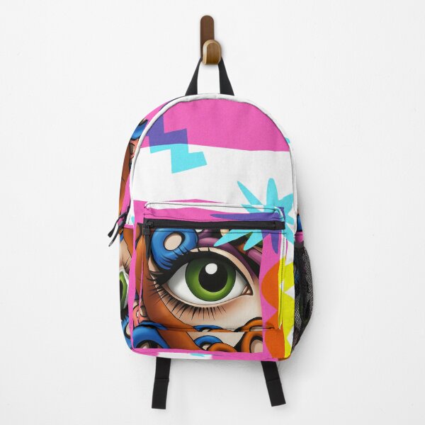 Item preview, Neon Vision – Pop Surreal Eye in Memphis Frame designed and sold by Angellacelin.