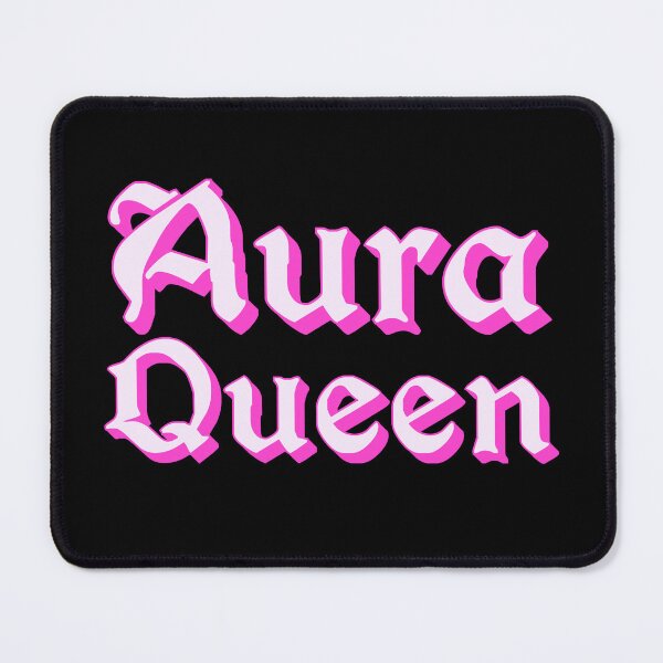 Item preview, Aura Queen in Pink Medieval Typography designed and sold by Memes N Lore .