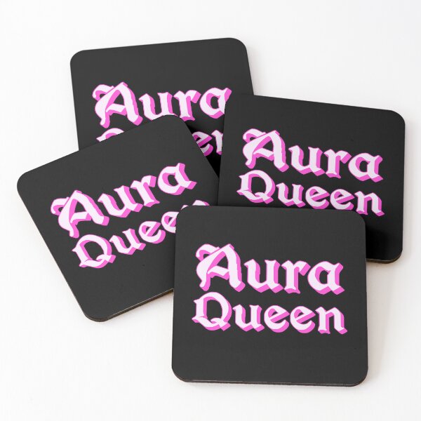 Item preview, Aura Queen in Pink Medieval Typography designed and sold by Memes N Lore .