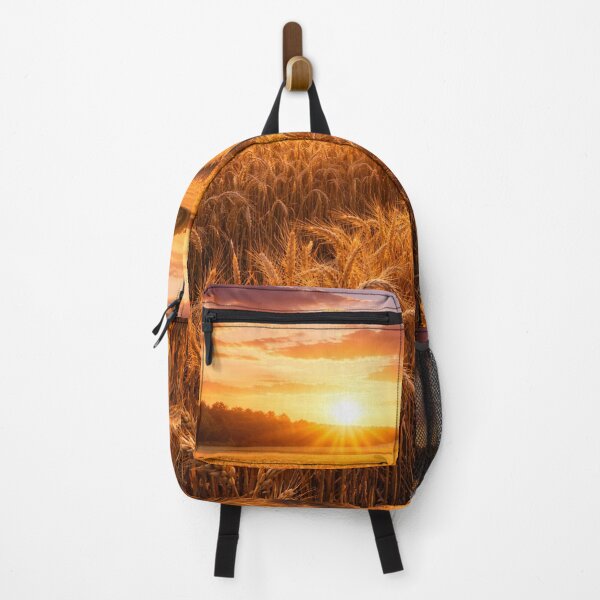 Item preview, Golden sunset over a wheat field designed and sold by JuViRo.