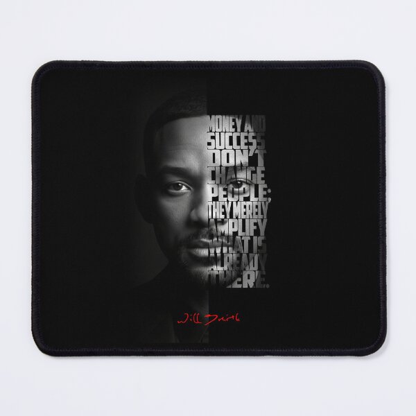Item preview, Will Smith Split Face Poster designed and sold by Enea Kelo.