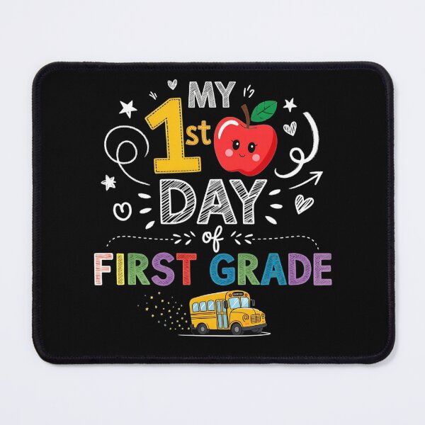 Item preview, My First Day of 1st Grade School Bus Apple Kids Girls Boys designed and sold by clothesy7.