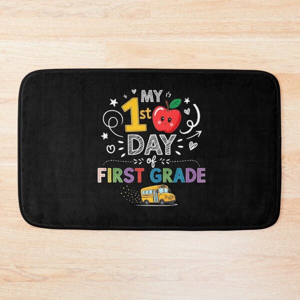 Item preview, My First Day of 1st Grade School Bus Apple Kids Girls Boys designed and sold by clothesy7.