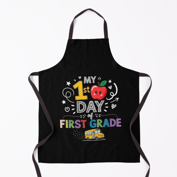 Item preview, My First Day of 1st Grade School Bus Apple Kids Girls Boys designed and sold by clothesy7.