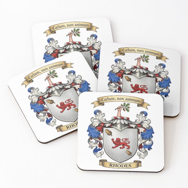 Item preview, The Rhodes Family Coat of Arms designed and sold by BagTown Clans.