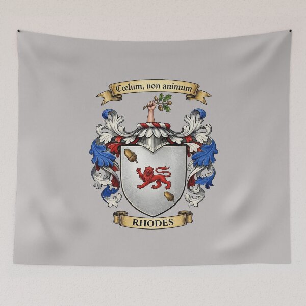 Item preview, The Rhodes Family Coat of Arms designed and sold by BagTown Clans.