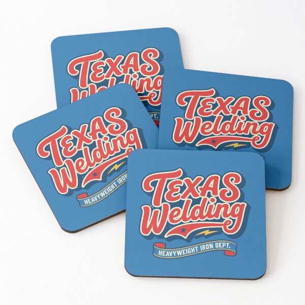 Item preview, Texas Welding Heavyweight Iron Dept - Retro Welder Gift designed and sold by Cozy-Old-Pub.