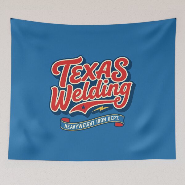 Item preview, Texas Welding Heavyweight Iron Dept - Retro Welder Gift designed and sold by Cozy-Old-Pub.