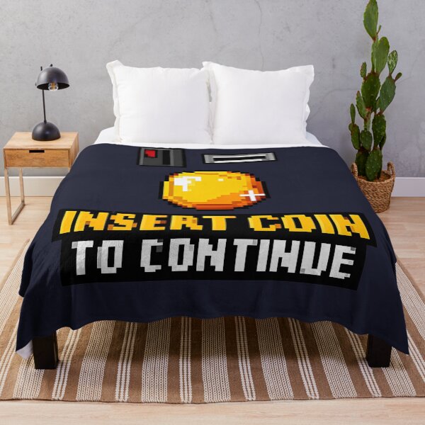Item preview, Insert Coin Retro Arcade Gaming Pixel Gift designed and sold by xmoudx.