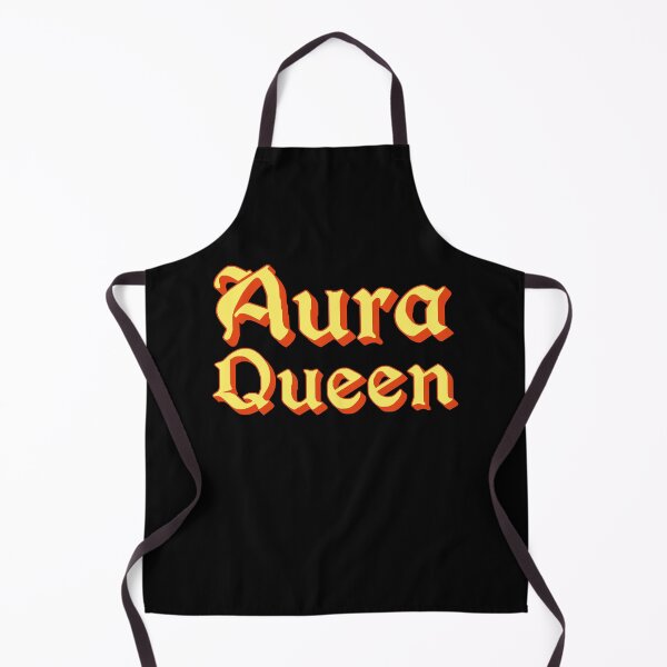 Item preview, Aura Queen in Yellow Medieval Typography designed and sold by Memes N Lore .