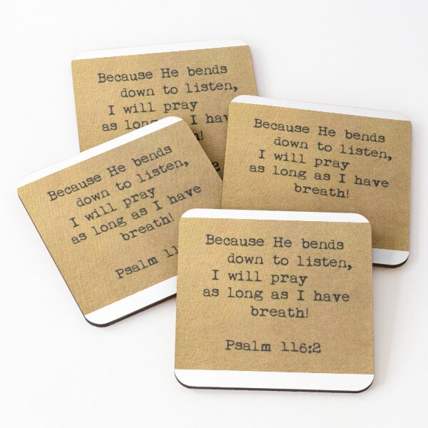 Item preview, Psalm 116:2 designed and sold by di-Vera-Rosati.