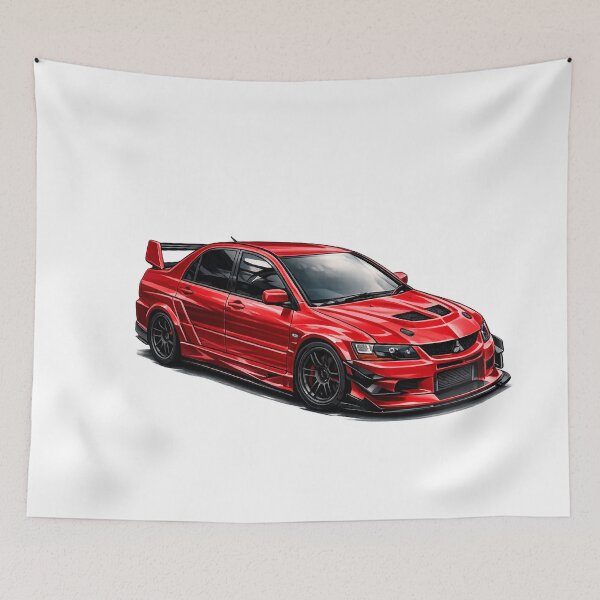 Item preview, Voltex Mitsubishi Evo 9 Rally Red design designed and sold by TheMitsuGuy.