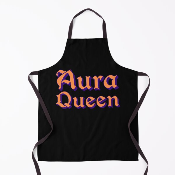 Item preview, Aura Queen in Orange Medieval Typography designed and sold by Memes N Lore .