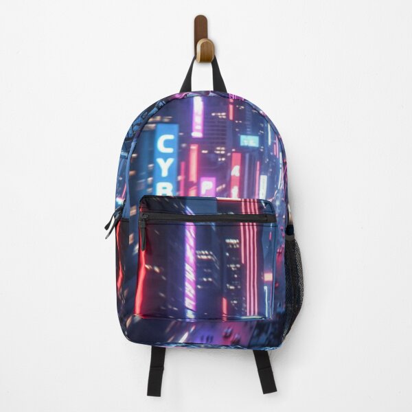 Item preview, Cyberpunk Neon Profile – Futuristic Helmet Rider in Vibrant Night Metropolis designed and sold by RadaQueen.