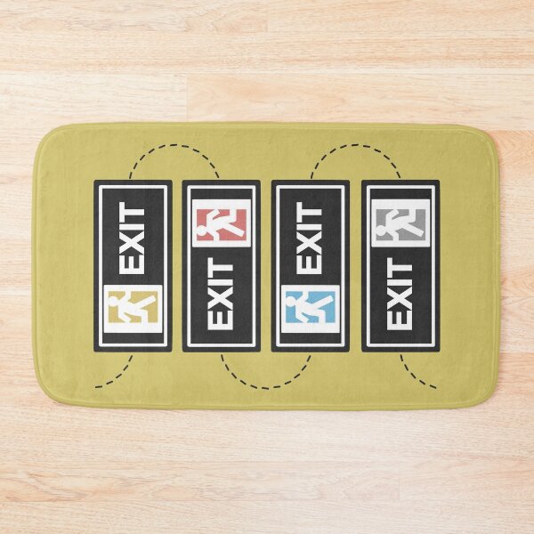 Item preview, Exit (yellow) designed and sold by maryallen138.