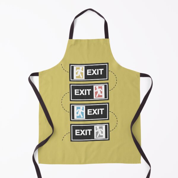 Item preview, Exit (yellow) designed and sold by maryallen138.