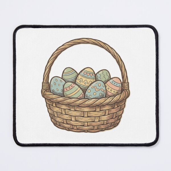 Item preview, Vintage 70s Easter Eggs Basket designed and sold by urbinet.