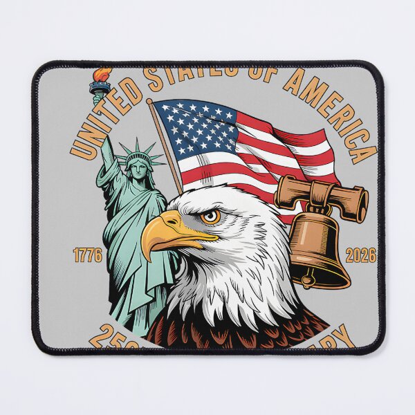 Item preview, 250 Years 1776-2026 250th Birthday Eagle Liberty designed and sold by KathieFaugh.
