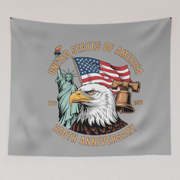Item preview, 250 Years 1776-2026 250th Birthday Eagle Liberty designed and sold by KathieFaugh.