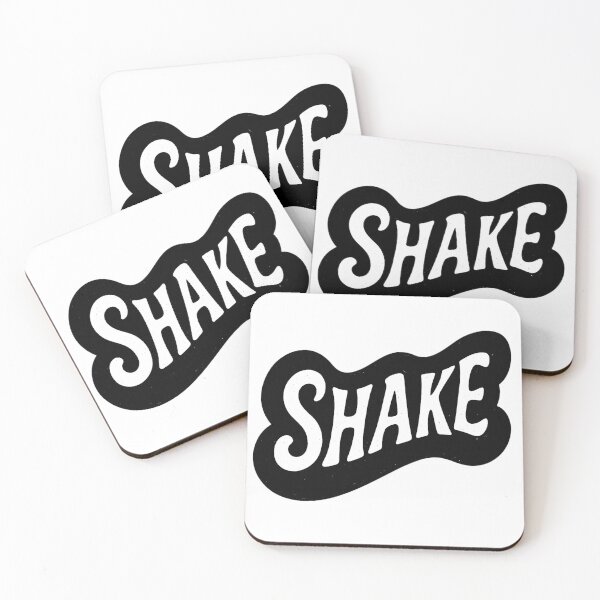 Item preview, "Shake" colorful design (black and white ver) designed and sold by Moonshroomarts.