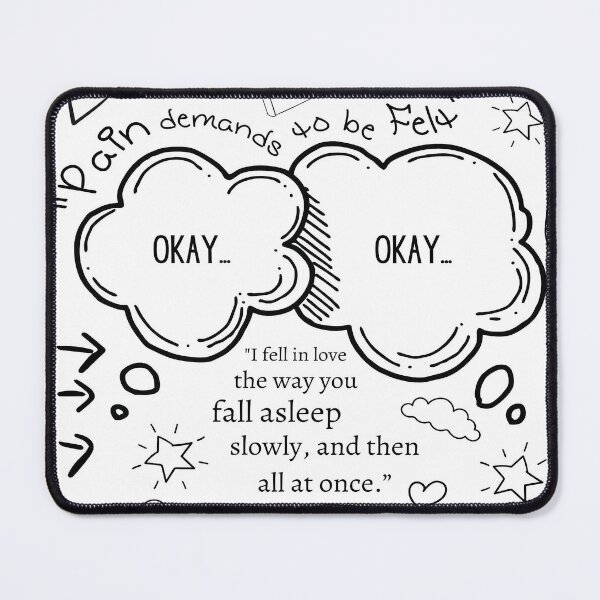 Item preview, The Fault in our stars Love Quotes Aesthetic – Emotional Romance Bookish Collage Design designed and sold by TheStephanieRome.