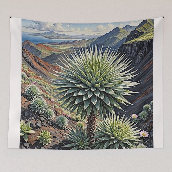 Item preview, Crystal Bloom: Hawaiian Silversword in Full Beauty and Elegance#4 designed and sold by Helios Be. Lavsh.