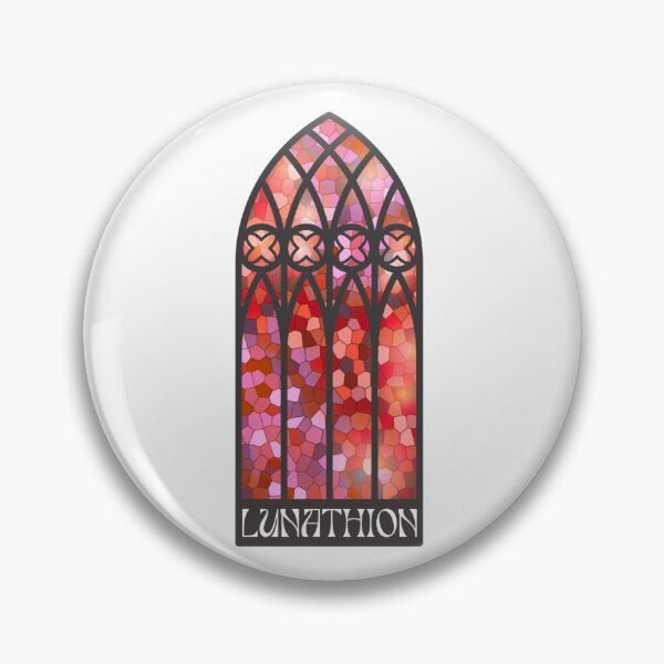 Item preview, Lunathion Crescent City Stained Glass Window designed and sold by mshemdesigns.