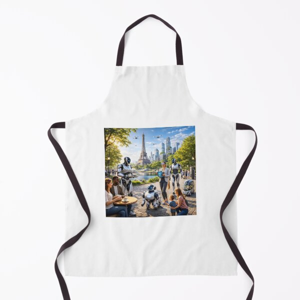 Item preview, Paris 2045: Human–AI Coexistence in a Sustainable Smart City designed and sold by Livio Oliveira.