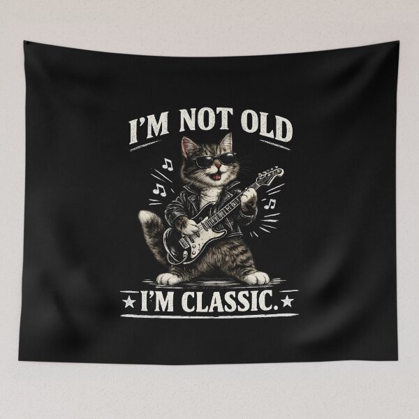 Item preview, I’m Not Old I’m Classic Funny Cat designed and sold by JODYSMORGAN.