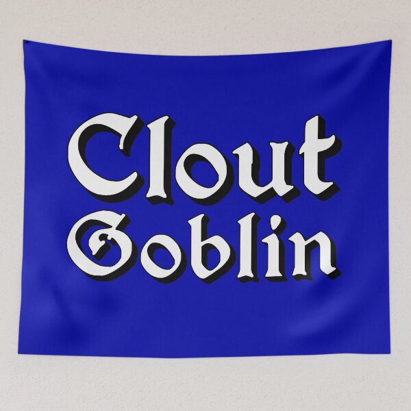 Item preview, Clout Goblin in Medieval Typography designed and sold by Memes N Lore .