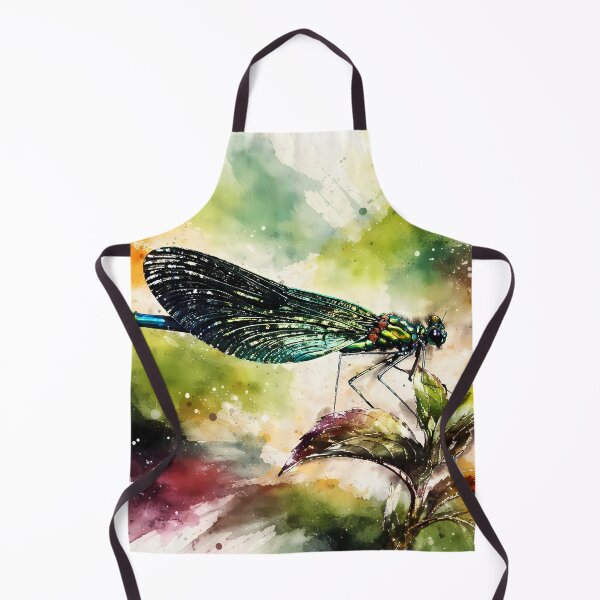 Item preview, Dragonfly Perched on Leaf designed and sold by cuprum.