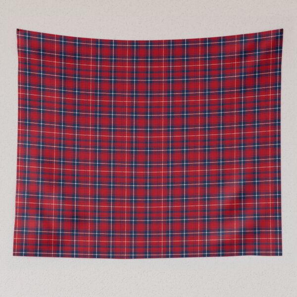 Item preview, Washington Nationals plaid tartan  designed and sold by Broken Antler Designs .