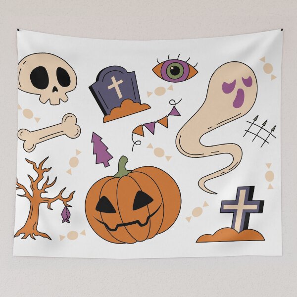 Item preview, Halloween Icon Skull designed and sold by haniwasee88.