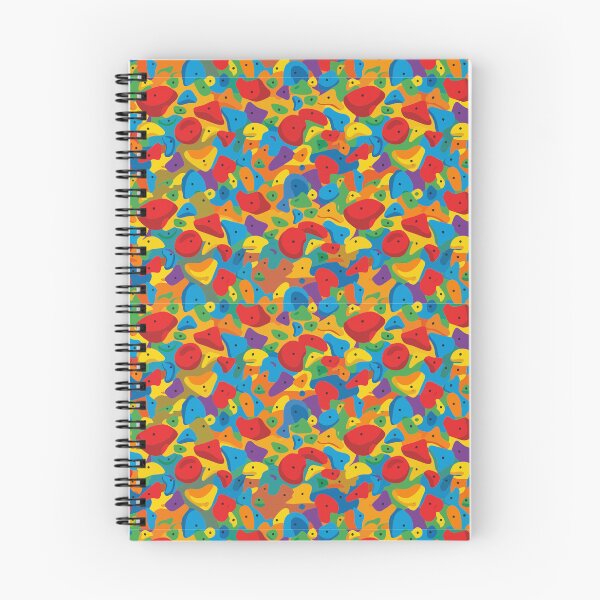 Item preview, The Spray Wall - Chaotic Colorful Climbing Holds Seamless Pattern designed and sold by StylePrint..