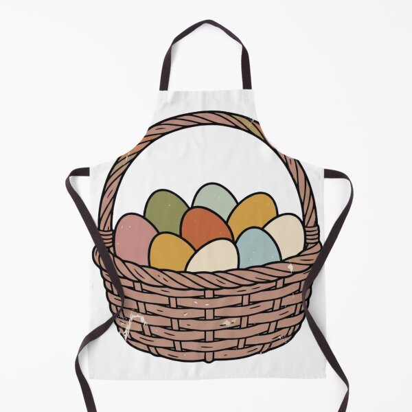 Item preview, Vintage 70s Pastel Easter Eggs Basket designed and sold by urbinet.