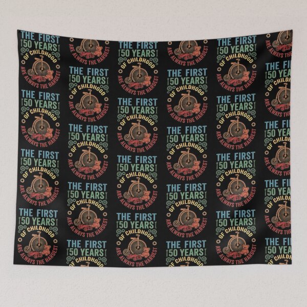 Item preview, First 50 Years of Childhood Funny 50th Birthday designed and sold by Blok45.
