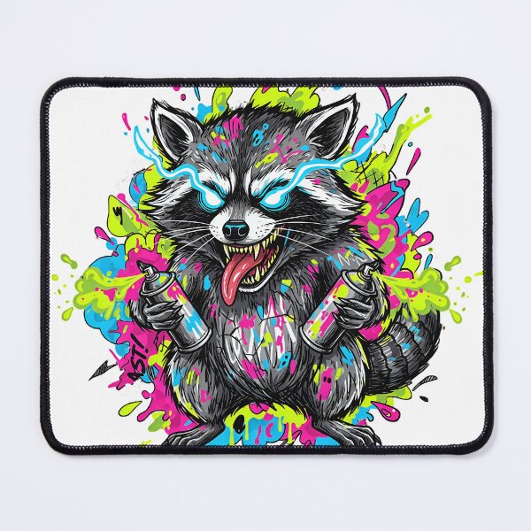 Item preview, Graffiti raccoon designed and sold by RH Design Lab.