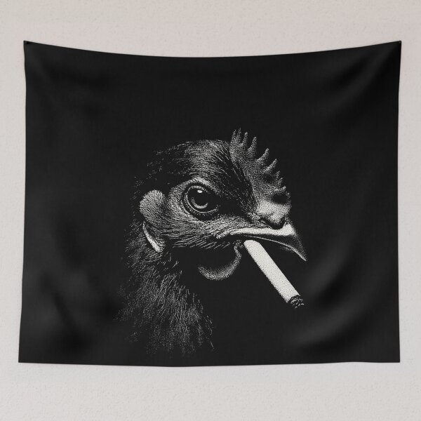 Item preview, Cool Chicken Smoking Cigarette Low Key designed and sold by k3rstman1.