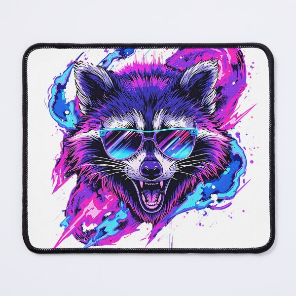 Item preview, Raccoon wearing sunglasses designed and sold by RH Design Lab.