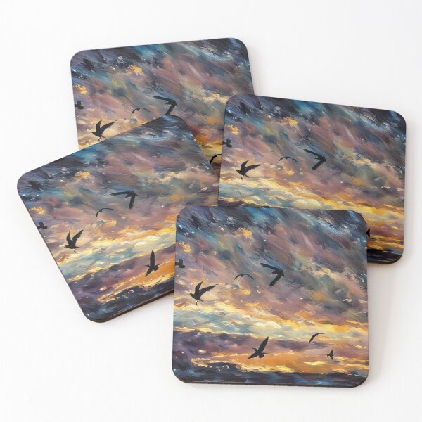 Item preview, Birds at Night designed and sold by tomorrowsart.