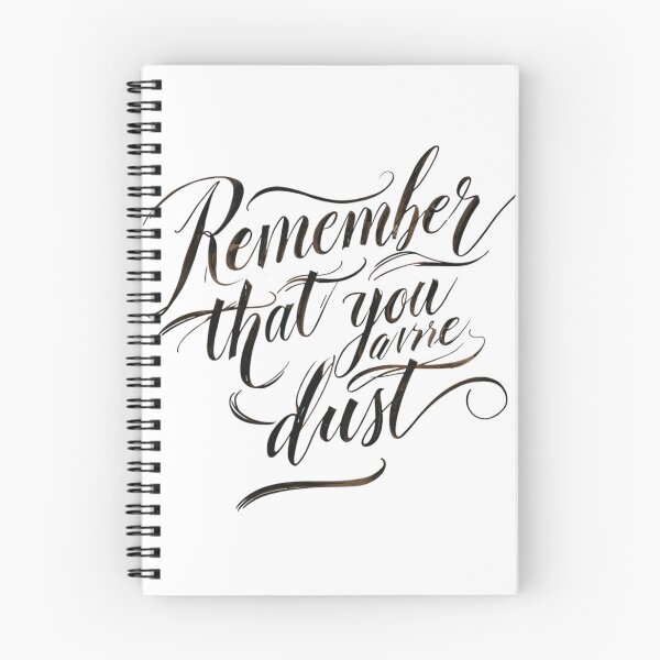 Item preview, Remember That You Are Dust-catholic quote, christian reminder, bible verse designed and sold by ChameraDesign.