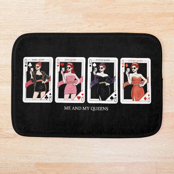 Item preview, Me and My Queens – Playing Card Queen Collection Art designed and sold by MonNoir.
