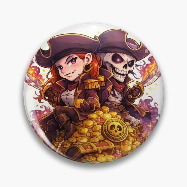 Item preview, Cursed Pirate Pile of Doubloons  designed and sold by MadKingsScribe.